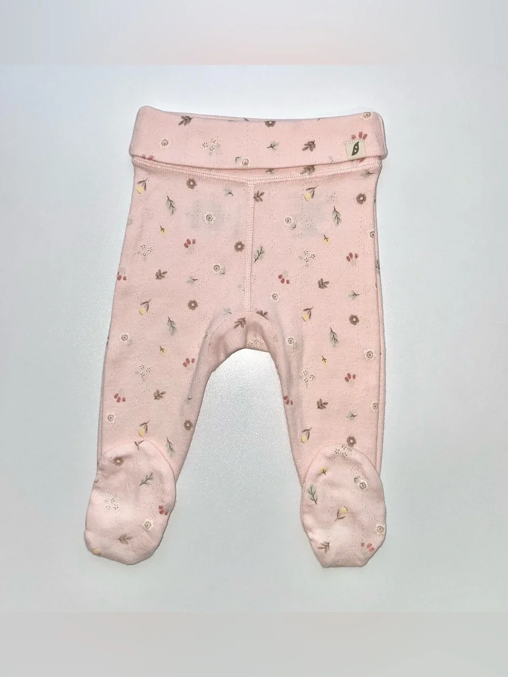 Easy-Peasy Organic Cotton 3-Piece Set Floral Printed Pink Baby Girl’s 3 Months